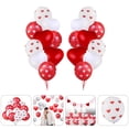 thumbnail image 4 of 1 Set de Ballons en Forme d'Amour Ballons de Fête pour la Décoration de la Saint-Valentin (Rouge Blanc), 4 of 6