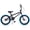 Black with Blue Tires, variant on Glengo 18 Inch Freestyle BMX Bike for Beginner Level Rider, Black with Blue Tires