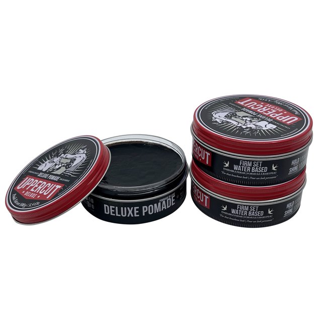 Uppercut Deluxe Pommade Tenue Forte Brillance Élevée 3,5 OZ Ensemble de 3