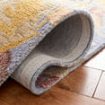 thumbnail image 5 of SAFAVIEH Metro ARABESQUE Floral Area Rug, Grey/Yellow, 8' x 10', 5 of 8