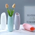 thumbnail image 4 of CNKOO Simple Geometric Plastic Flower Pot Creative Vase Container Living Room Small Fresh Vase, 4 of 16