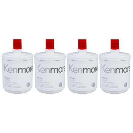 

Kenmore clear Premium Refrigerator Water Filter 9890 469890P 09890 46-9890 ADQ72910902 ADQ72910907 Kenmore GEN11042FR-08 (4 Pack)