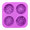 thumbnail image 2 of Cake Mould,Flower Shaped Silicone Soap Homemade Soap Jelly And Cheesecake Non Stick, 2 of 9