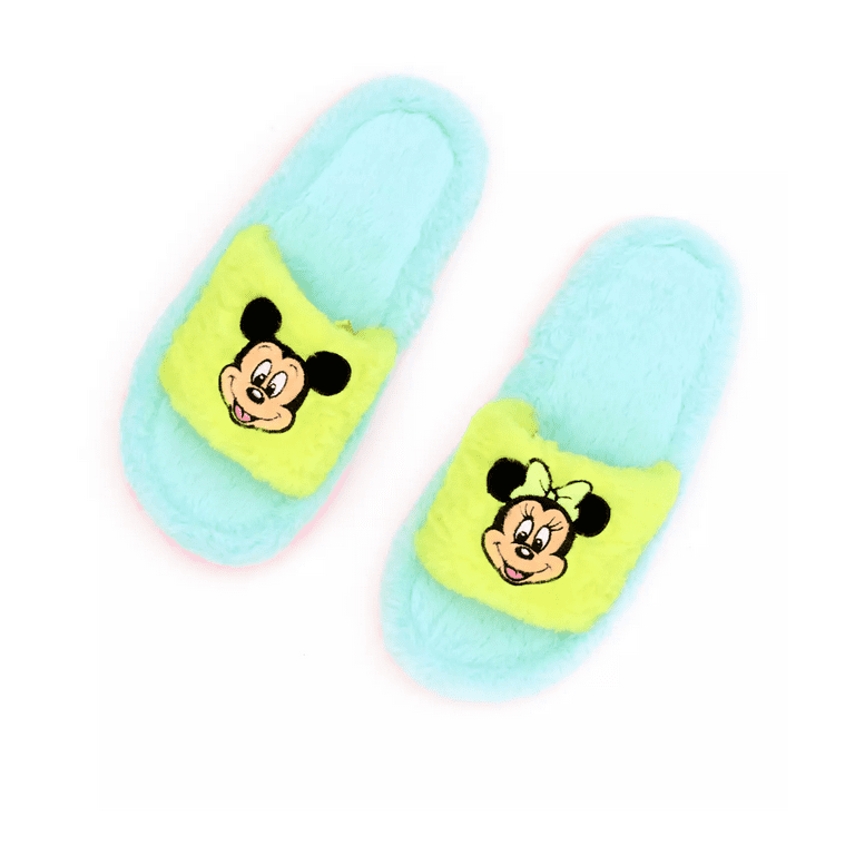 Disney Store Mickey and Minnie Slippers For Adults Size 9 10 New with Tag