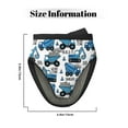 thumbnail image 3 of Pofeuu Blue Excavator Print Thickened Mini Silicone Oven Mitts Heat Resistant, Rubber Oven Mitt Gloves, Finger Pinch Grips, Pot Holder, Silicone Potholder, 3 of 7