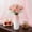 White-5B-clearacne, variant on OEFNTAC Pink Gradient Ceramic Vase Decorative Modern Centerpiece Living Room Dining Table Faux Flowers Elegant Tall Chic Home Decor for Wedding Anniversary Housewarming Gift Arrangement