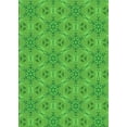 thumbnail image 1 of Ahgly Company Machine Washable Indoor Rectangle Transitional Lime Green Area Rugs, 4' x 6', 1 of 7