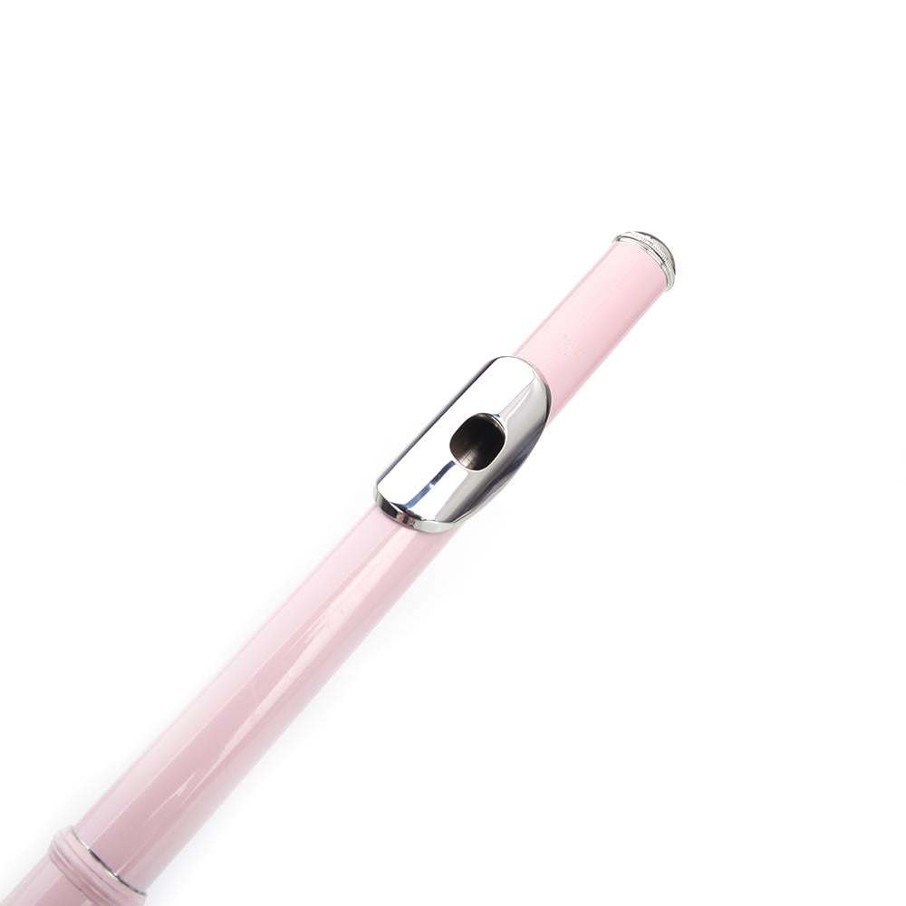 UBesGoo Cupronickel C 16 Closed Holes Concert Band Flute for Student Pink