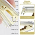 thumbnail image 3 of OULII 2Pcs Portable Staple Removers Assorted Colors Ergonomic Metal for Office Supplies, 3 of 8