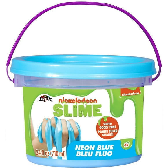 Nickelodeon Pre-Made Neon Blue Slime Tub (24 oz.)