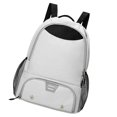 thumbnail image 3 of FVDPWYE Drawstring Basketball Backpack Basketball Carry Bag Organizer Sackpack with Shoe Gray, 3 of 9