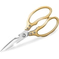thumbnail image 1 of WZXMY Kitchen Scissors, Heavy Duty, Sharp Shears, Dishwasher Safe, Gold, for Meat, Chicken, Fish, Poultry, Herbs,Bread(Gold), 1 of 1