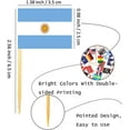 thumbnail image 3 of 100 Pcs Argentina Toothpick Flags,Argentina Cupcake Toppers Flag,Food Decoration for National Day Party Birthday Cocktail Ice Cream Cake, 3 of 4