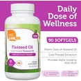 thumbnail image 2 of Advanced Nutrition By Zahler Flaxseed Oil 1,000 mg 90 Sgels, 2 of 6