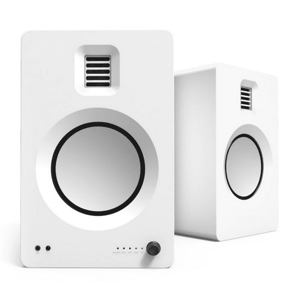 Kanto TUK High-End Powered Bookshelf Speaker (Pair) MATTE WHITE - Open Box