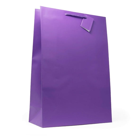 allgala Gift Bags, 12 Pack 17x12x4 Inch X-Large Purple Color Gift Bags with Handles for Birthday, Wedding, Party Supplies, Baby Shower, Holidays, Chirstmas