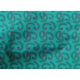 thumbnail image 4 of oneOone Cotton Poplin Fabric Leaves & Swirl Block Printed Craft Fabric BTY 42 Inch Wide, 4 of 4