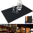 thumbnail image 2 of CAROOTU Non-slip Rubber Bar Mat Bar Runner Glass Drip Tray Beer Drink Rail Bars Service Mat, 2 of 7