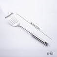 thumbnail image 2 of Spatule de Cuisine en Acier Inoxydable Ustensile de Cuisson Spatule en Acier Inoxydable Poignée Résistante à la Chaleur, 2 of 9