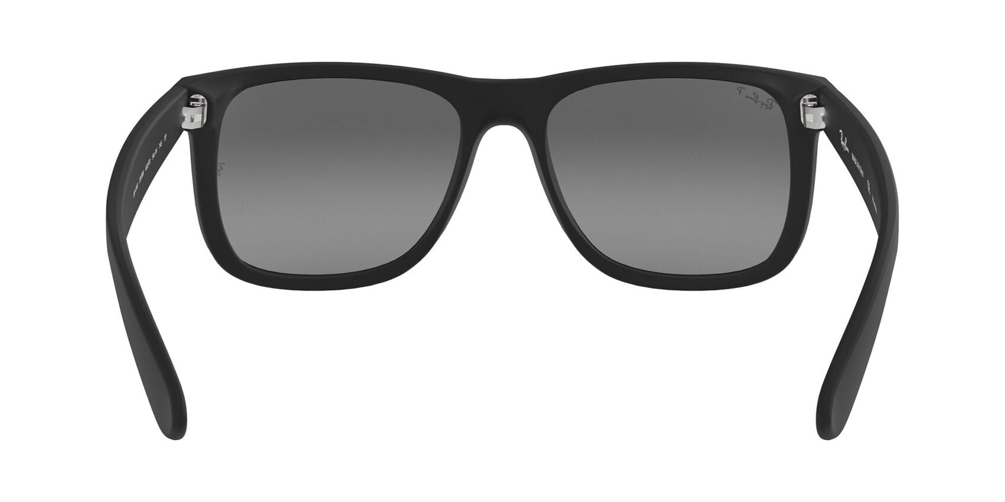 レイバンJUSTIN CLASSIC RB4165F 622/2V 140 JUSTIN CLASSIC Sunglasses in Rubber Black and Blue - RB4165F