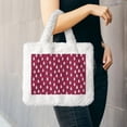 thumbnail image 6 of Cauagu white Tree red plaid Pattern Women's Plush Tote Bag,Soft Underarm Bag Ladies Fluffy Shoulder Bag Plush Handbag Women Furry Tote Bag for Autumn and Winter, 6 of 7