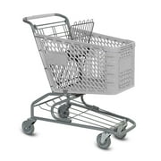 Small Plastic Shopping Cart - Gray