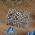 thumbnail image 2 of Lojalitet 12PCS Cajas de Dulces con Forma de Cofre del Tesoro Cuadrado Favor de Boda Fiesta Contenedor de Regalo de Dulces de plástico HuecoPlata, 2 of 8