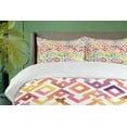 thumbnail image 4 of Ambesonne Watercolor Duvet Cover Sets, Boho African, 2-King, Multicolor, 4 of 6