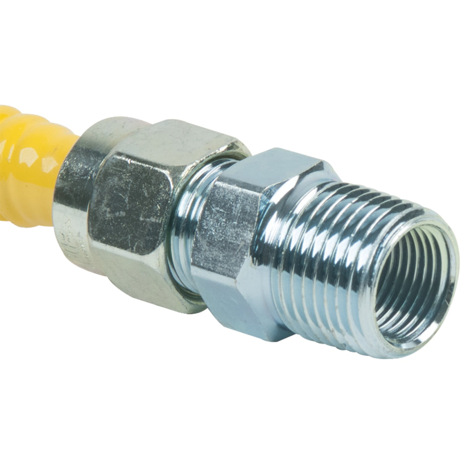 BrassCraft(R) CSSD44-36 Gas Range & Gas Furnace Flex-Line (1/2" OD x 36", 1/2" MIP x 1/2" MIP, Up to 71,100 BTU)