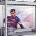 thumbnail image 1 of Messi Background Hanging Cloth Tapestry Football Boys Dormitory Room Renovation Layout Decoration, 1 of 1