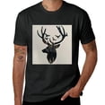 thumbnail image 2 of Wild animals in the mountains and forests, pictures of elk animals, design of shirts, artistic display, T-shirts, Valentine's gifts, casual and breathable men, women, boys, girls, children, 2 of 4