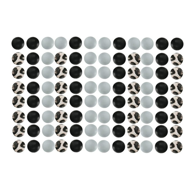KLKCMS Perles Entretoises de Rocaille avec Accessoires Outils Cuir PU Pompon Corde Perlée Silicone Noir