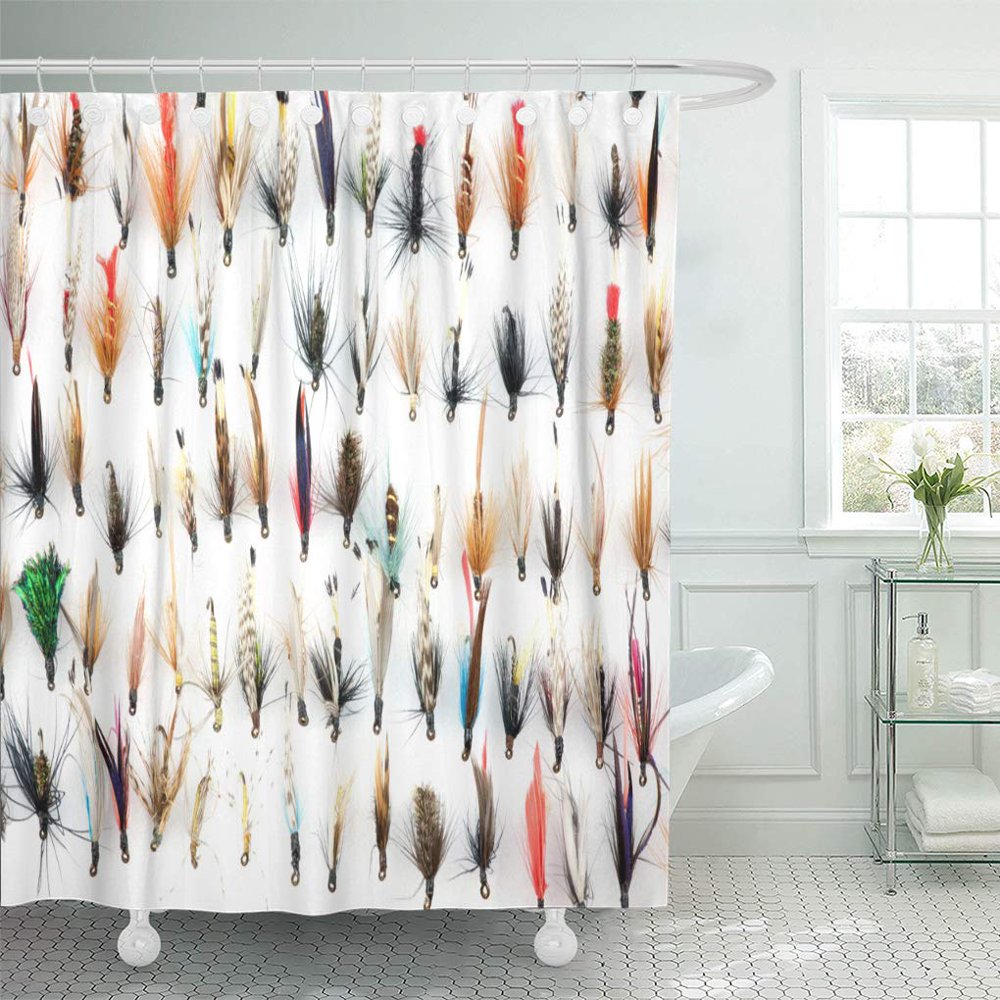 SUTTOM White Fish Selection of Traditional Trout Fishing Flies Shower