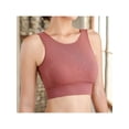 thumbnail image 3 of Womens Workout Sports Support Full Cup Top High Impact Wirefree Sports Bra Racerback Crop Top Yoga Running Vest Fitness Bra, 3 of 5