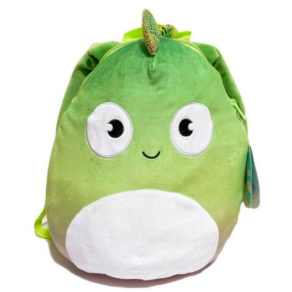 Squishmallows Kellytoy 12" Denton the Chameleon Plush Doll Soft Plush Backpack