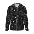 thumbnail image 2 of Lsque Space Galaxy UPF 50+ Lightweight Sun Protection Men's Women's Long Sleeve Shirt, Hoodie Performance -Small, 2 of 9