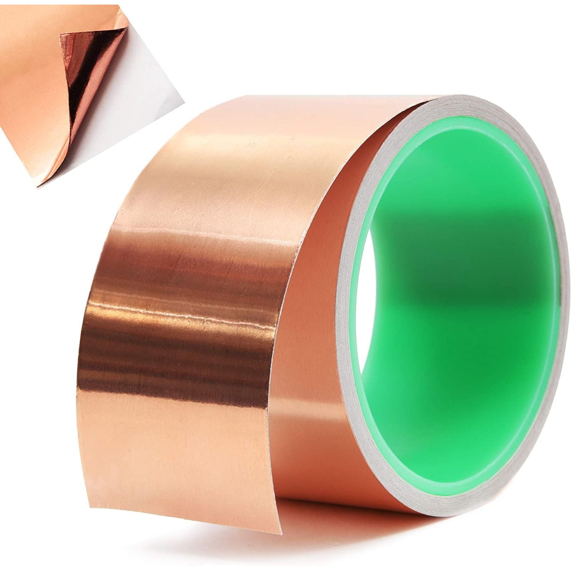 for Guitar and EMI Shielding 2 inch X 18 ft Electrical Repairs Crafts Slug Repellent Grounding Copper Foil Tape 2.6 Mil Total Thickness Conductive Adhesive Special Wide for diverse application