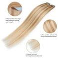 thumbnail image 3 of Benehair Thick 20pcs or 40pcs Tape In Remy Human Hair Extensions Skin Weft Full Head Blonde Highlight Remy US Soft, 3 of 13