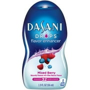Dasani Drops Mixed Berry Flavor Enhancer, 1.9 Fl. Oz.