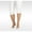 Beige, variant on 2002 Soft Open Toe Knee Highs w/Silicone Band Border - 30-40 mmHg Reg Black II