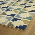 thumbnail image 2 of Kaleen Rosaic Geometric Hand-Made Area Rug, 3' x 2', 2 of 2