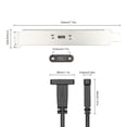 thumbnail image 3 of Cable De Extensión Cable adaptador USB 3,0 de 19 pines hembra a tipo C hembra, convertidor de USB-C útil, 50cm, 3 of 7