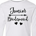 thumbnail image 4 of Inktastic Junior Bridesmaid Wedding Bridal Party Long Sleeve Youth T-Shirt, 4 of 5
