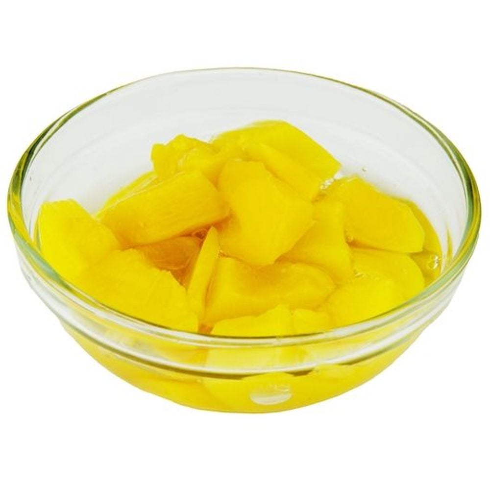 Del Monte Fruit Naturals Yellow Cling Peach Chunk in Extra Light Syrup, 7 Ounce -- 12 per Case.