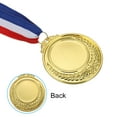 thumbnail image 4 of Uxcell Blank Award Medals, 10 Pack Gold Award Medal with Neck Ribbon, Make Your Medals Kit, 4 of 7