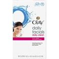 thumbnail image 6 of Olay Daily Facials for Clean Sensitive Skin, Makeup Remover Wipes, Soap-Free and Fragrance-Free Cleanser Cloths, 33 Count, 6 of 6