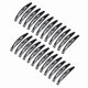 thumbnail image 1 of 24 pinzas para el pelo a presión, grandes, de metal, para mujer, largas, antideslizantes, negras, para maquillaje (2,16 pulgadas), 1 of 5