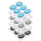 thumbnail image 1 of 5 Sheets/30pcs Silicone Gel Silicone Dampening Pad Drum Kit Mute Pad Drums Tone Control Pads Drum Accessory Mute, 1 of 3