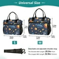 thumbnail image 2 of Space Stars Astronauts Fish Cooler Bag Lunch Bag Soft Cooler Cooling Tote Insulated Lunch Box for Adult Men Women, 2 of 6