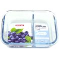 thumbnail image 3 of Neoflam CLOC Glass Divided Food Storage Container (Set of 3) | Airtight Lid, Leak Proof | BPA Free, Oven & Dishwasher & Microwave Safe | (32oz, 950ml, 4 cups), 3 of 7